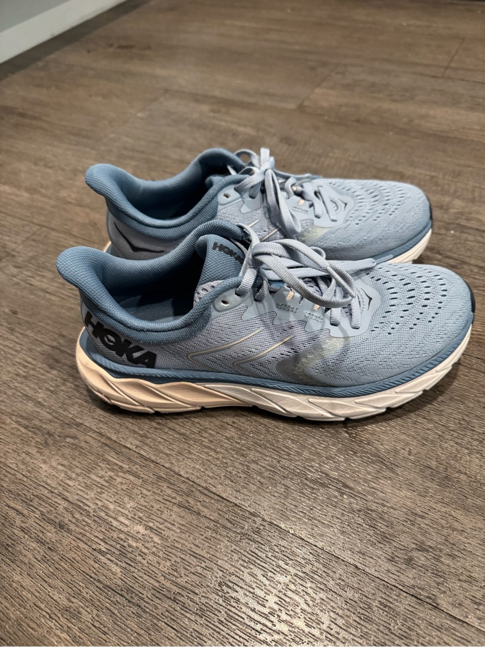 Hoka Women's Light Blue Athletic Running Shoes